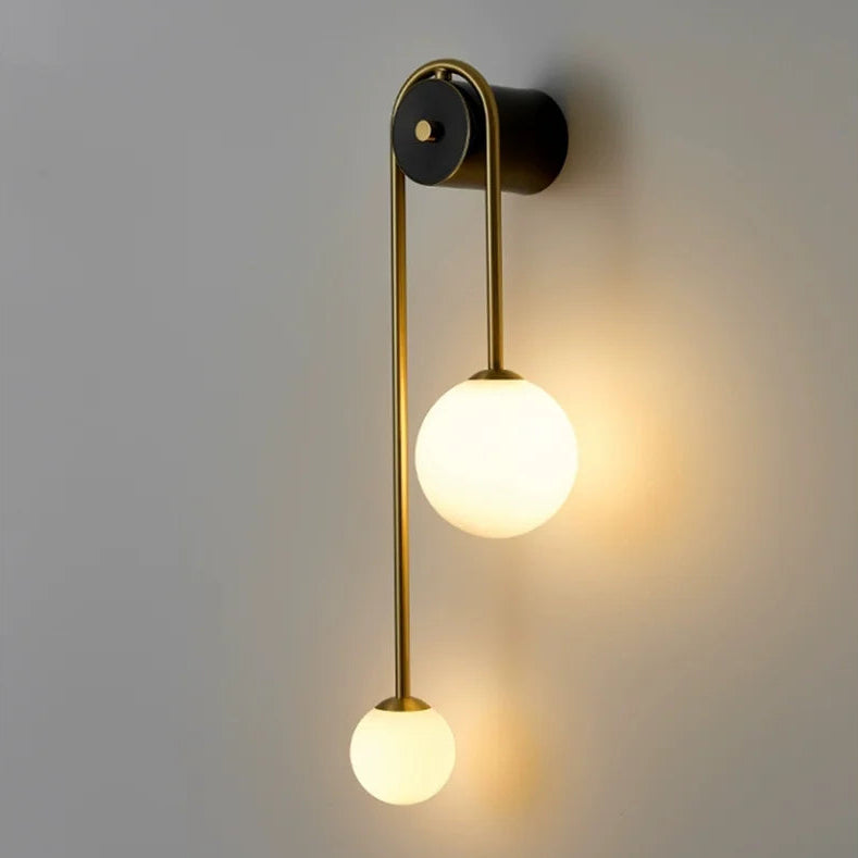 Frosted Flute Glass Wall Sconce – 12W Elegant Bathroom Light