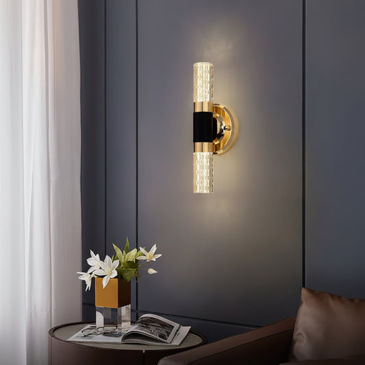 Gold Vanity Light for Mirror – 2-Light Bathroom Fixture