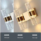 Gold Vanity Light for Mirror – 2-Light Bathroom Fixture
