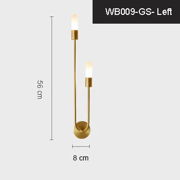 Modern LED Line Wall Lamp for Bedroom Background