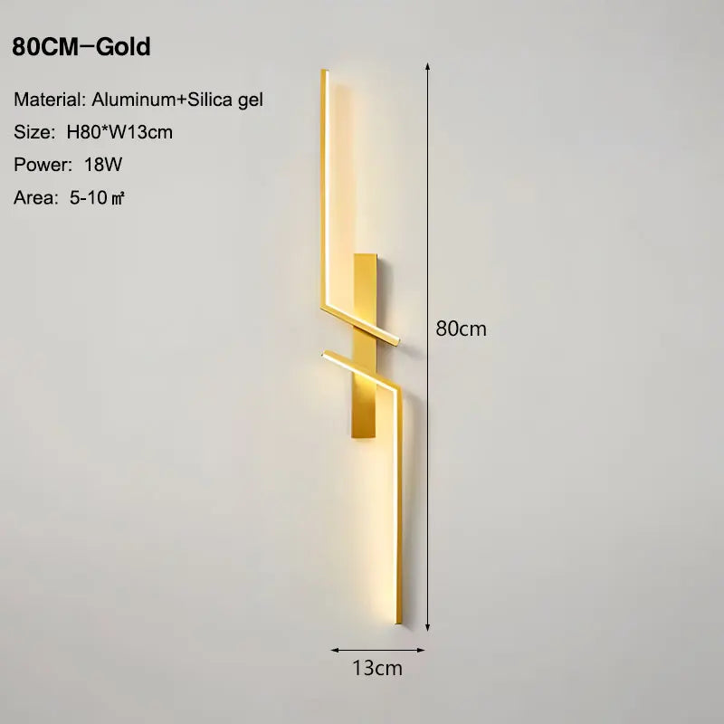 Long LED Wall Light Bar – Modern Indoor Strip Sconce for Bedrooms & Living Spaces