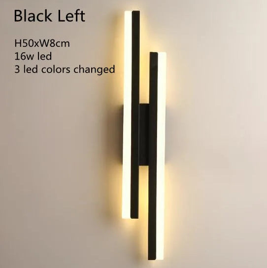 LED Copper Pipe Wall Lamp with Acrylic Shade