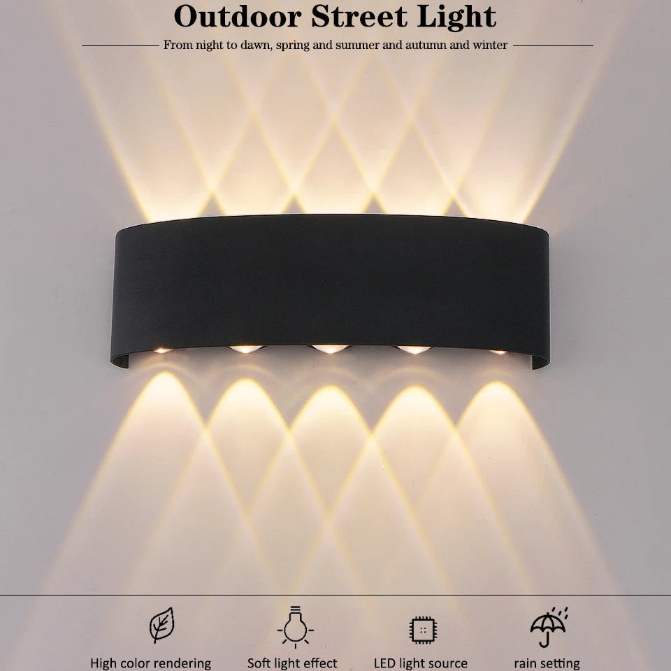 Up & Down LED Wall Lamp – Waterproof Indoor/Outdoor