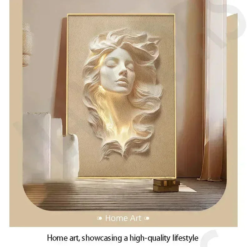 Abstract LED Painting Light for Hallway & Entrance Decor - Lightify