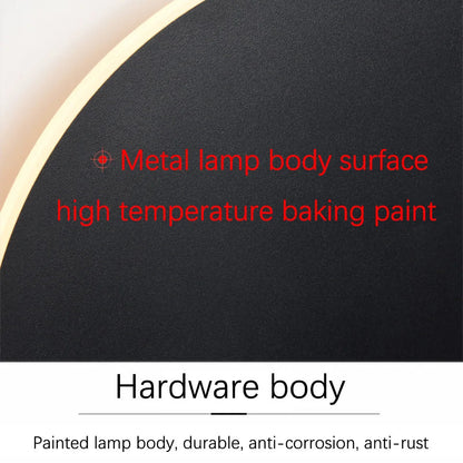 Modern Round Wall Light w/Touch Dimming