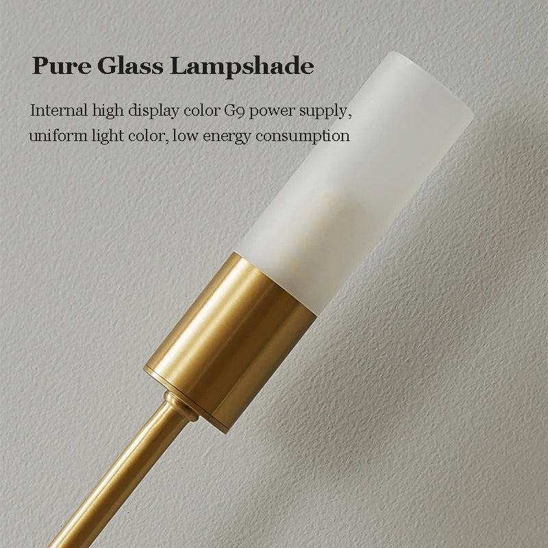 Modern LED Line Wall Lamp for Bedroom Background