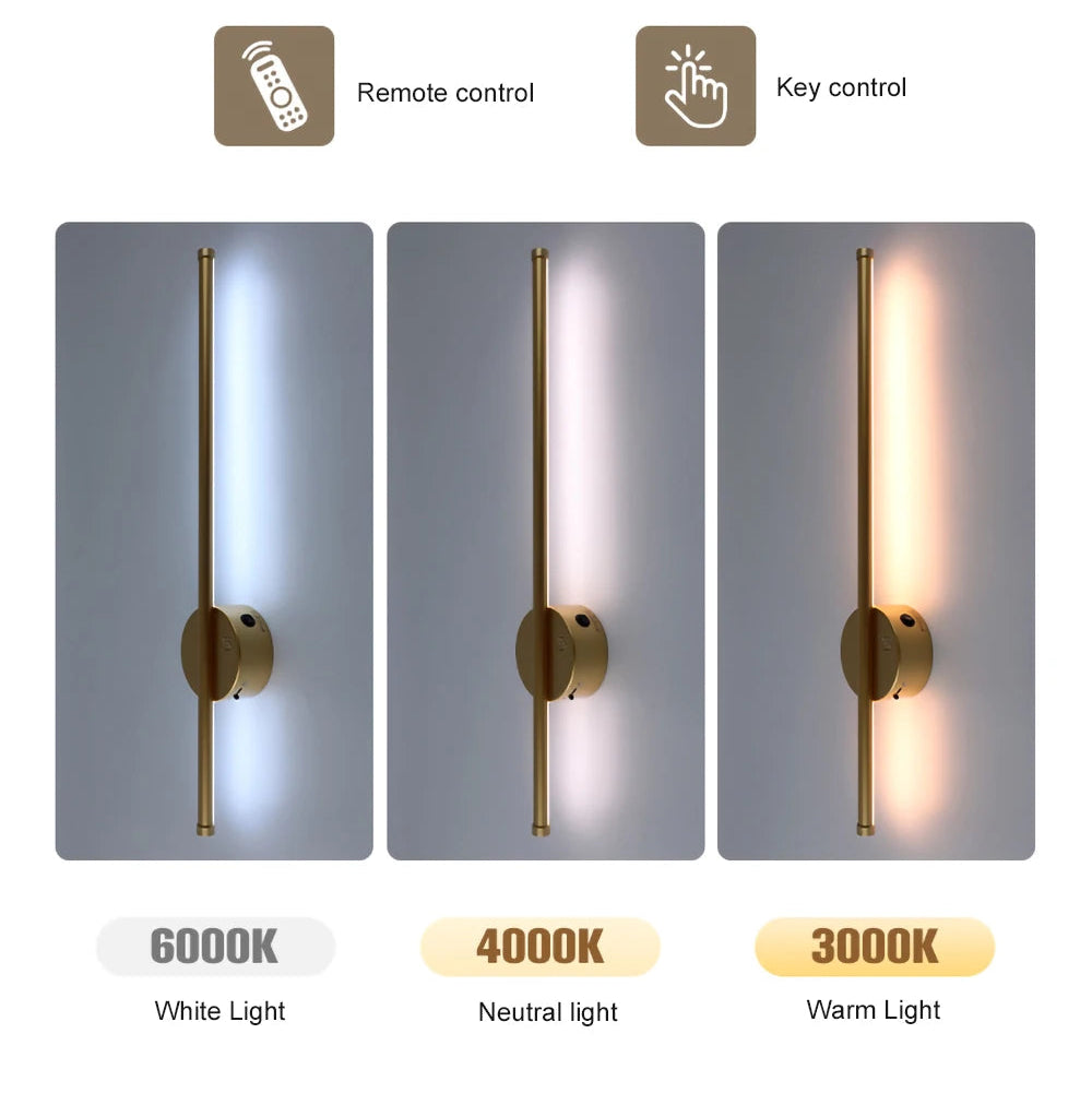 Rechargeable LED Wall Lamp – 60cm Motion Detection Magnetic