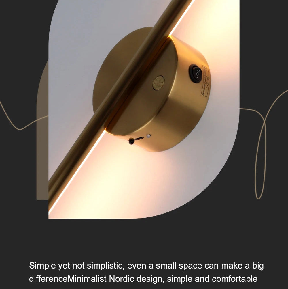 Rechargeable LED Wall Lamp – 60cm Motion Detection Magnetic