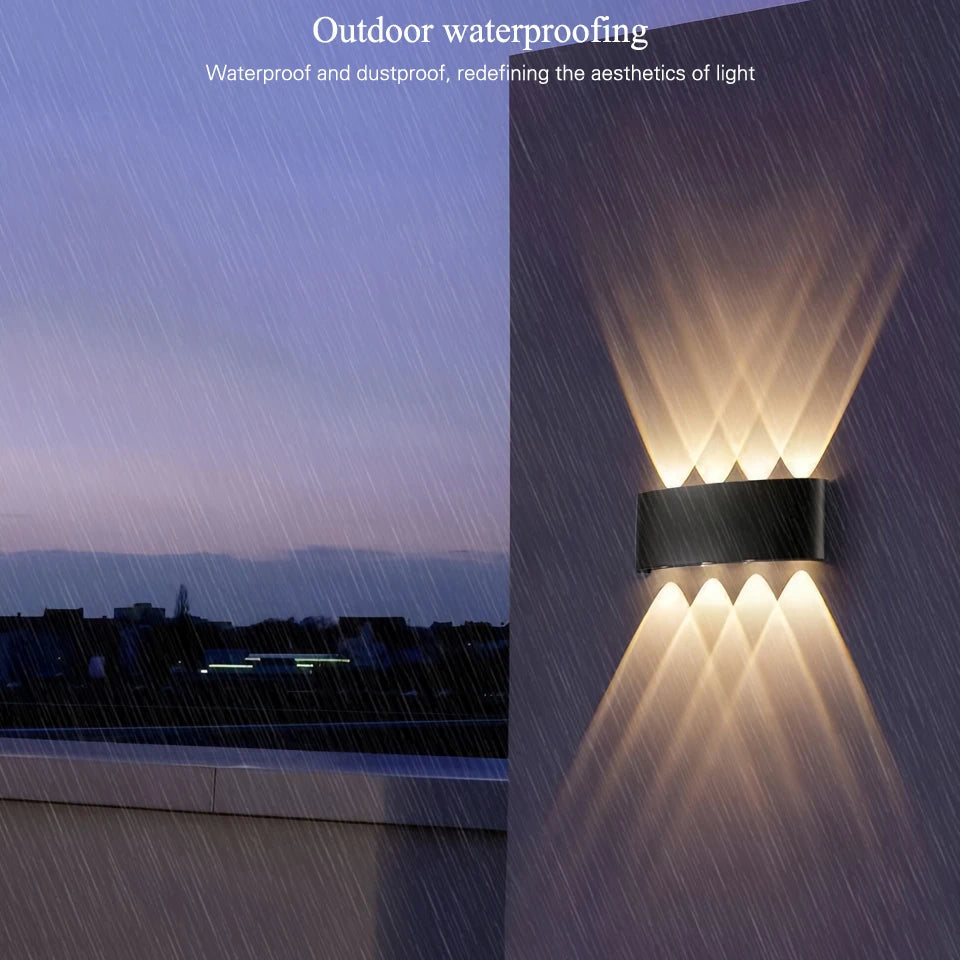 Up & Down LED Wall Lamp – Waterproof Indoor/Outdoor