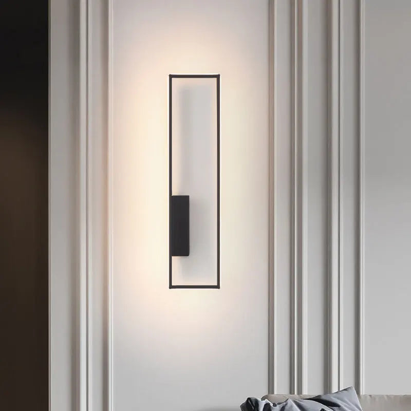 LED Hotel Wall Lamp – Nordic Minimalist Square Design