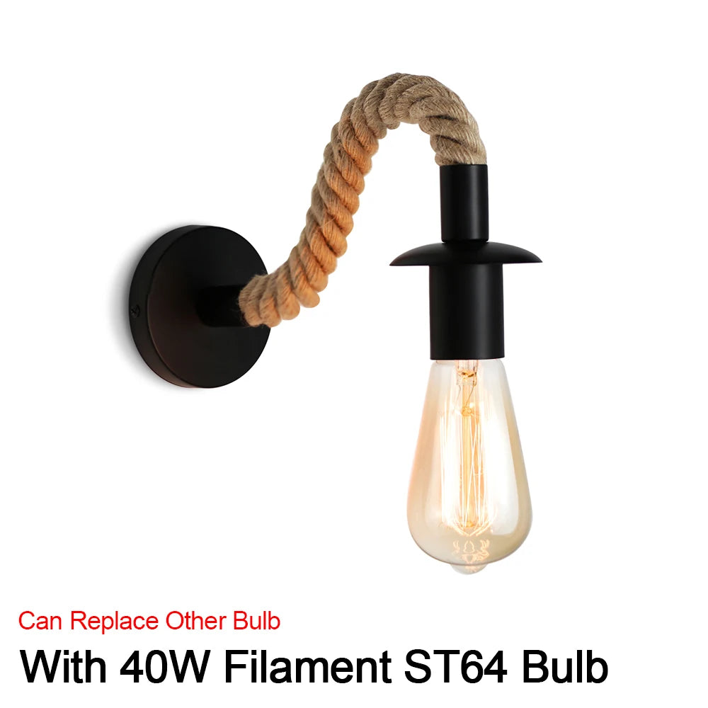 Modern Retro Wood Wall Sconce – E27 Vintage Light for Bedroom, Living Room & Hallways