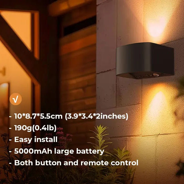 Smart Motion Sensor Wall Light – LED Rechargeable 3 Colors