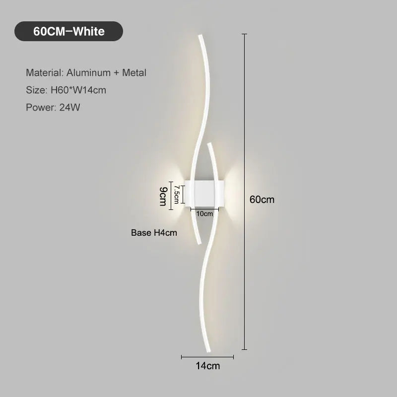 Long LED Wall Light Bar – Modern Indoor Strip Sconce for Bedrooms & Living Spaces
