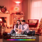 Wireless Rechargeable Wall Lamp – 10 Colors Dimmable with Remote