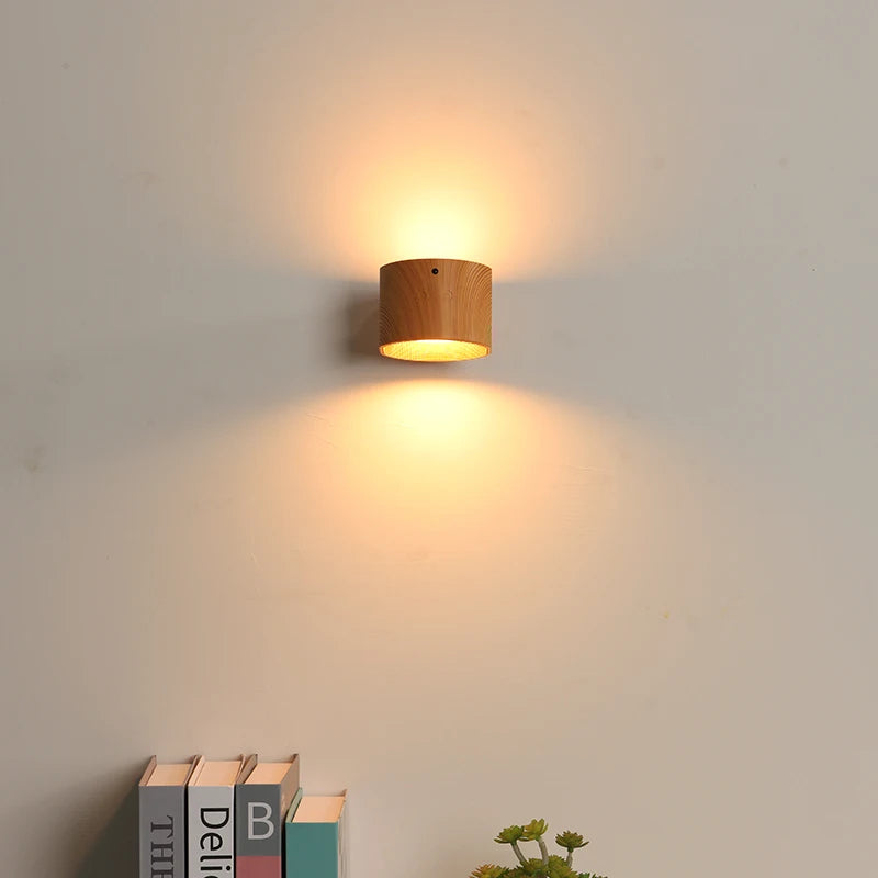 LED Double Head Wall Lamp – Touch Control 360° Rotatable