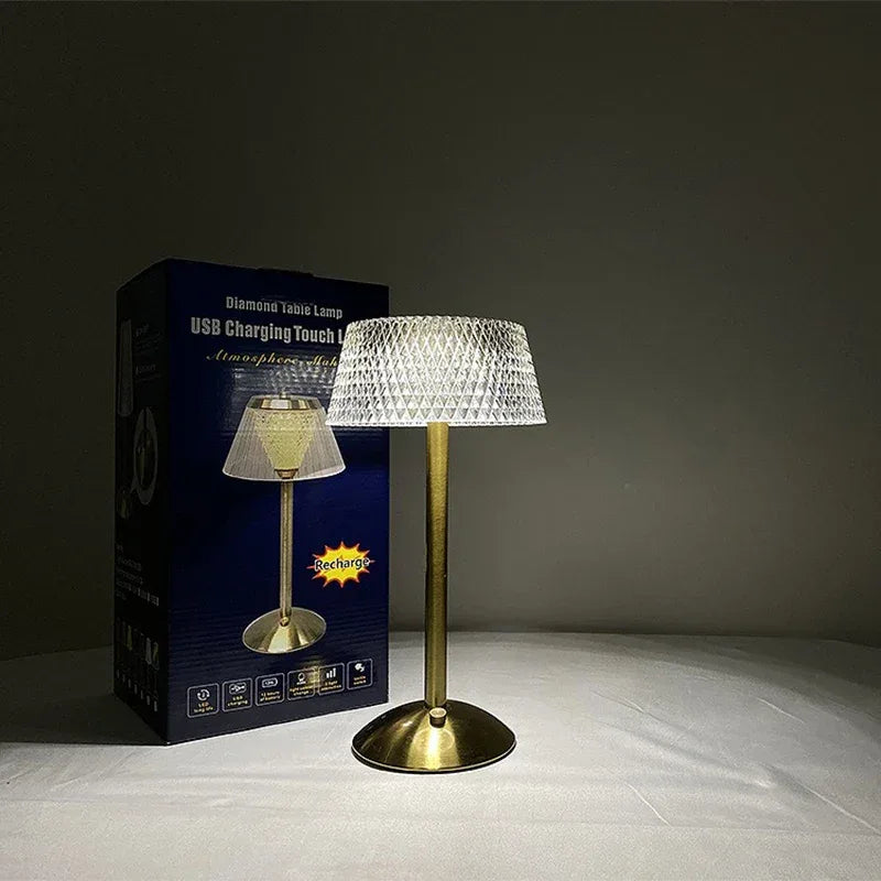 Rechargeable Glass LED Table Lamps - Lightify