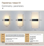 Modern LED Aluminum Wall Lamp – Matte Acrylic Right-Angle Design