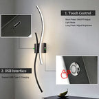 Wireless Rechargeable LED Wall Sconce – 3CCT Touch Dimmable