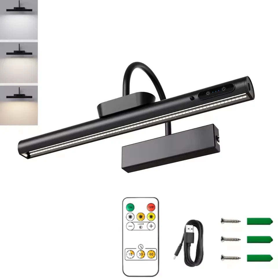 Rechargeable Picture Light – 4000mAh Battery with Remote