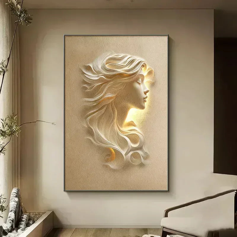 Abstract LED Painting Light for Hallway & Entrance Decor - Lightify