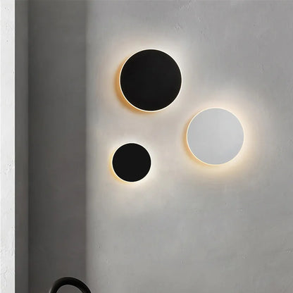Modern Round Wall Light w/Touch Dimming