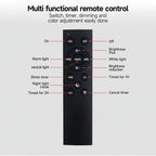 Battery Wall Lamp – 66cm Rechargeable Black/Gold LED with Remote - Lightify