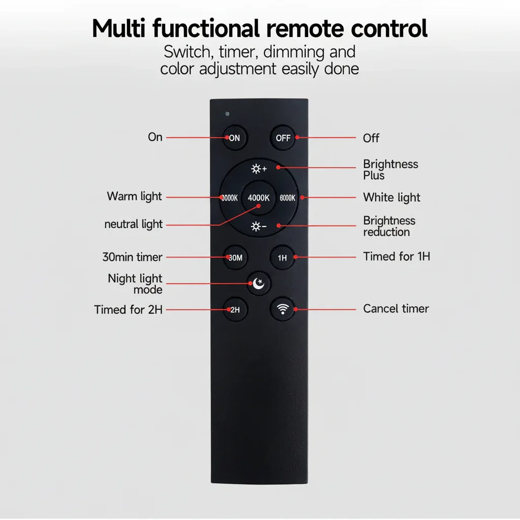 Battery Wall Lamp – 66cm Rechargeable Black/Gold LED with Remote - Lightify