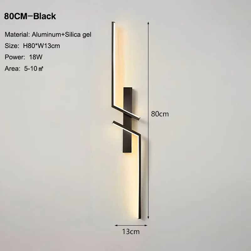Long LED Wall Light Bar – Modern Indoor Strip Sconce for Bedrooms & Living Spaces