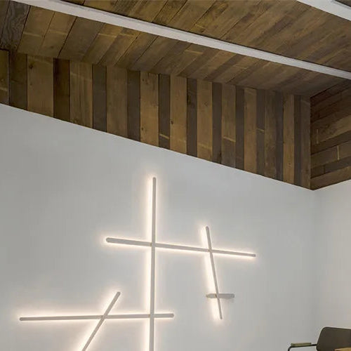 Nordic LED Backlight Wall Lamp for Bedroom & Living Room