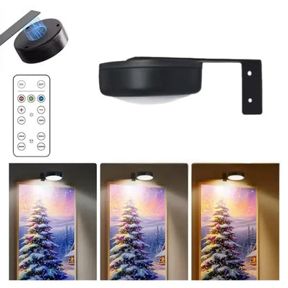 Battery Operated LED Picture Light – 3-Color Magnetic Dimmable - Lightify