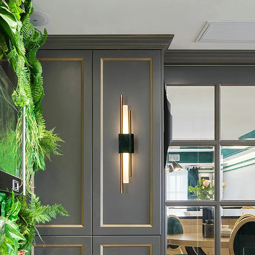 Modern Marble LED Wall Lamp for Bathroom & Living Room