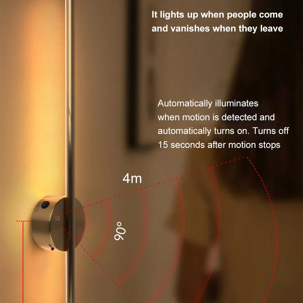 Rechargeable LED Wall Lamp – 60cm Motion Detection Magnetic
