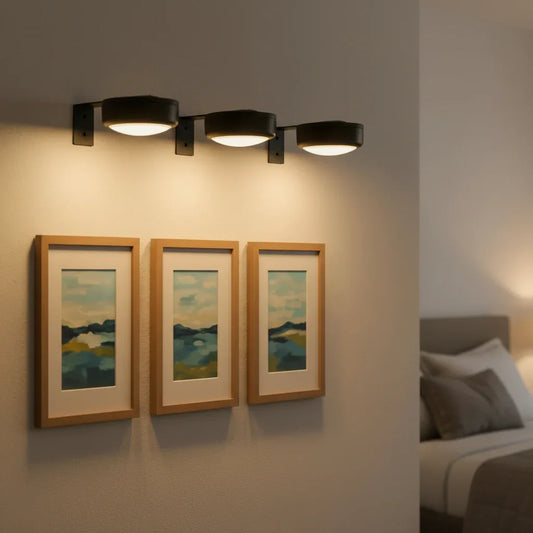 Battery Operated LED Picture Light – 3-Color Magnetic Dimmable - Lightify