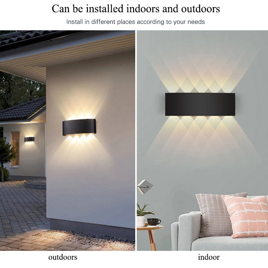 Up & Down LED Wall Lamp – Waterproof Indoor/Outdoor