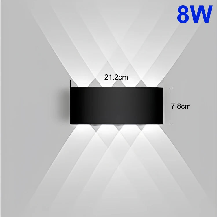 Up & Down LED Wall Lamp – Waterproof Indoor/Outdoor