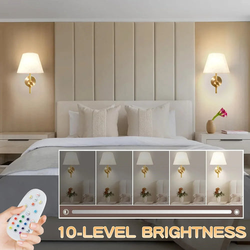 Cordless Rechargeable Wall Lamp – 12 RGB Colors Wireless Charging - Lightify