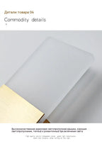 Modern LED Aluminum Wall Lamp – Matte Acrylic Right-Angle Design