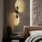 Curved Moonlight LED Wall Light for Bedroom & Living Room
