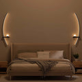 Modern Adjustable LED Wall Sconce – 31.5" Arched Metal Bedside Lamp