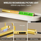 Rechargeable Picture Light – 4000mAh Battery with Remote