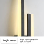 LED Copper Pipe Wall Lamp with Acrylic Shade