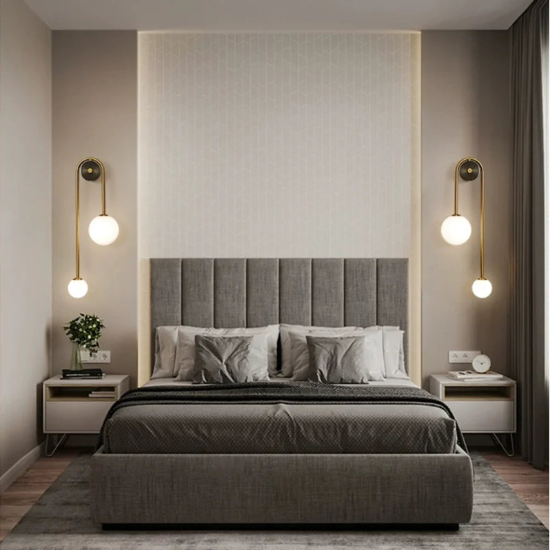 Frosted Flute Glass Wall Sconce – 12W Elegant Bathroom Light