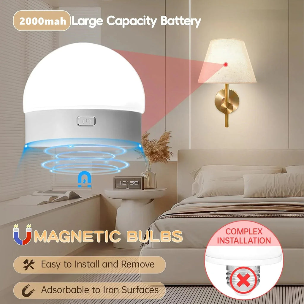Cordless Rechargeable Wall Lamp – 12 RGB Colors Wireless Charging - Lightify