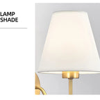 Modern Fabric Wall Lamp – Retro Loft E27 Sconce