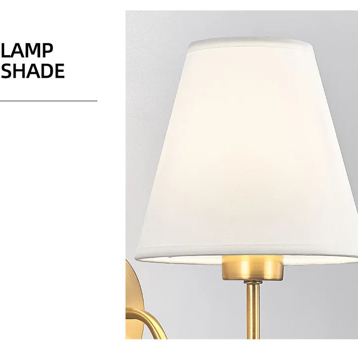 Modern Fabric Wall Lamp – Retro Loft E27 Sconce