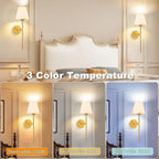 Wireless Rechargeable Wall Lamp – 10 Colors Dimmable with Remote