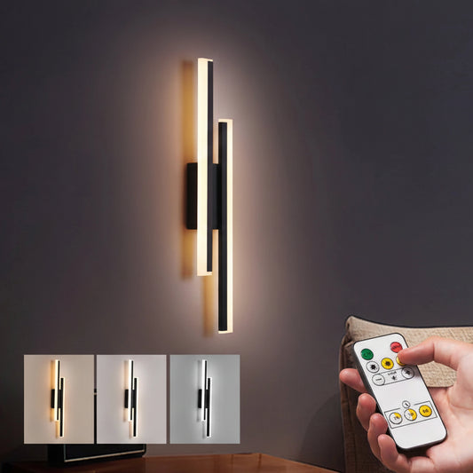 Rechargeable Wall Sconce – 4400mAh Battery Operated LED Dimmable