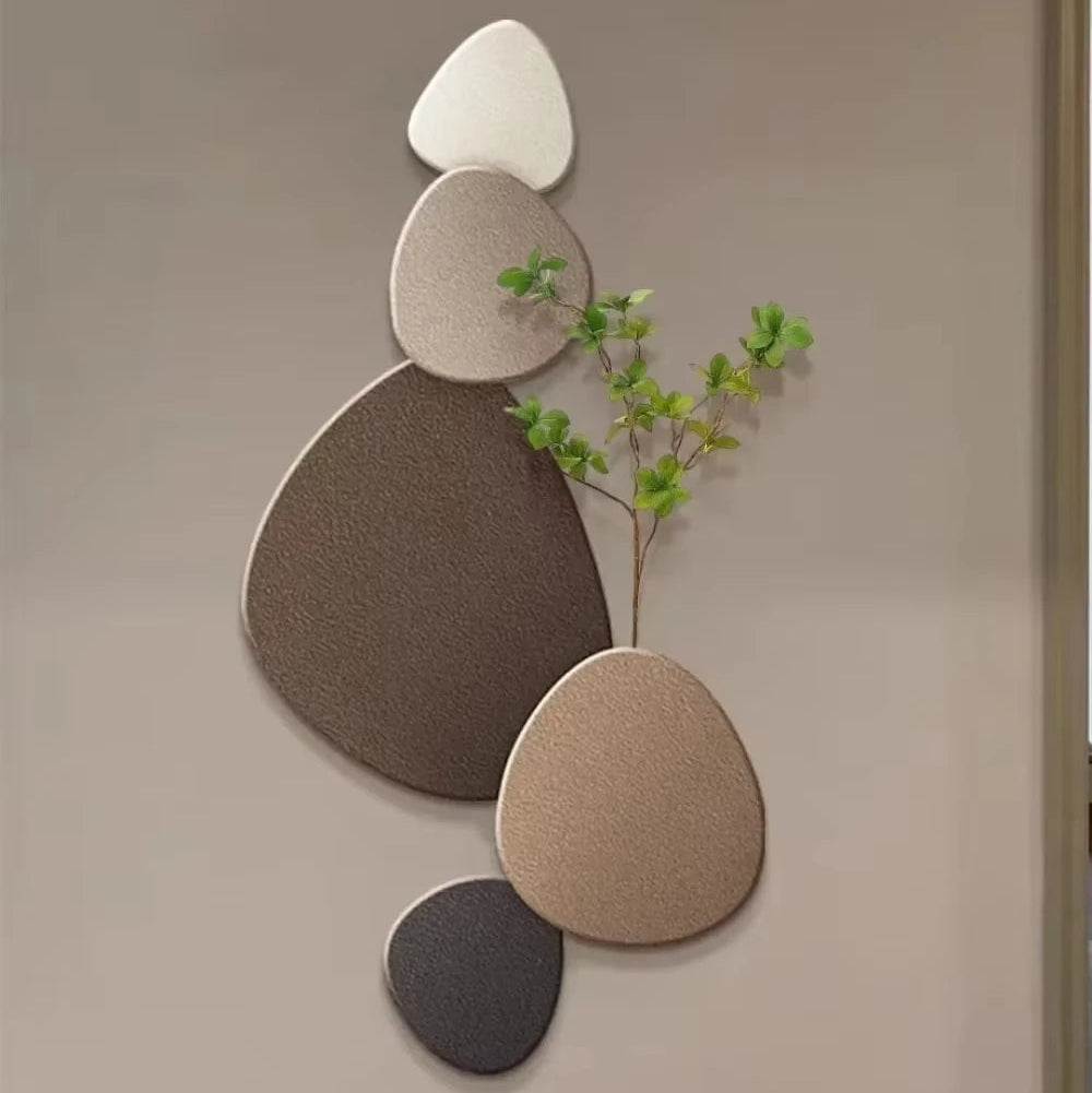 Green Plant Mural Wall Lamp – LED Decorative Painting Light