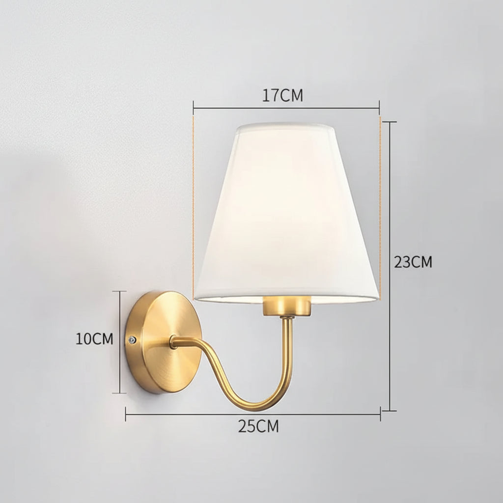 Modern Fabric Wall Lamp – Retro Loft E27 Sconce
