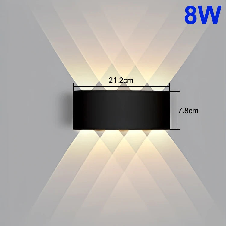Up & Down LED Wall Lamp – Waterproof Indoor/Outdoor